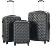 Maleta rígida 3 piezas abs negro