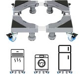 Base de la lavadora refrigerador rololer roller supply para wass lainge laeur fuego libre de 41-66 cm 8 pies + 4 ruedas