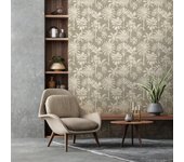 Papel pintado prepegado tropicales palmeras antiguas h300 x l60 cm - adhesivo de pared - revestimiento sticker mural decorativo
