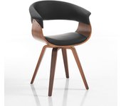 Silla michigan dark wood