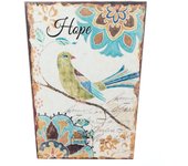 Rebecca mobili cubo de basura papelera oficina mdf canvas blanco 36x20x20