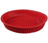 Molde de tarta pro de silicona 24 cm rojo - silicona ø 25 cm. - 5five