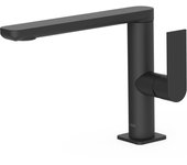 Tres 20020501nm loft grifo monomando con maneta lateral para lavabo color negro mate
