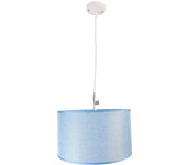 The secret home thesecrethome.es - lámpara colgante de techo en tela azul - iluminación para el hogar - decoración para dormitorio, salón, comedor