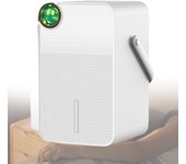 Deshumidificador portátil, deshumidificador doméstico, purificación de aire, función de control simple con un solo botón, blanco