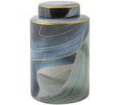 Jarrón decorativo mf645, cerámica, multicolor, epikasa