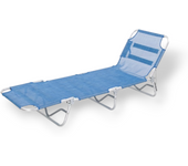 Tumbonas compactas de aluminio para jardín, playa y camping modelo sandwich