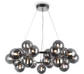 Dallas lámpara colgante de techo cromada, 25 luces, g9