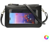 Bolso ksix polipiel (20 x 13 cm) negro