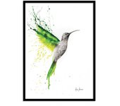 Art-poster - emerald sun - ashvin harrison - con marco negro 30 x 40 cm