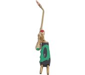 Antorcha de soldadura a gas con cabezal de latón, gatillo de llama en espiral ajustable, pistola de soldadura con encendido de un toque