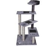 Árbol rascador para gatos 100cm sisal bicolor gris/gris claro accesorios mascotas animales compañía