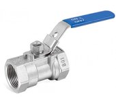 Válvula de bola de una pieza de paso reducido h/h dn50 2 inox 316