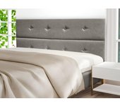 Cabecero cama tapizado tejido antimanchas moscú gris 105*70
