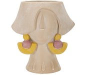Jarrón decorativo cara 25, poliresina, multicolor, epikasa