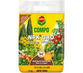 Abono granulado compo npk+oro - caja 4 kg.