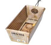 Birkmann, pagnotta & anima, teglia per pane perforato, 25 cm, teglia per pane piccolo, in acciaio al carbonio bronzo, con rivestimento antiaderente e