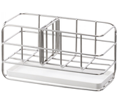 Soporte de esponja de acero inoxidable 304, organizador multifuncional para fregadero de cocina, bandeja escurridor de platos, jabonera, tabla colgant