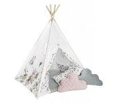 Tipi infantil nature con cojines