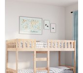 Cama infantil sin colchón 90x190 cm madera maciza de pino