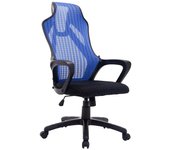 Silla de oficina quincy negro/azul
