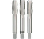 Juego de 3 machos para roscar a mano m din 352 hss rectificados rosca m4,5 ruko 230045