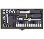 Llave de vaso proxxon 23080 para medidas de 4 a 13 mm - serie 36
