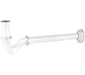 Tres 03463820bm sifón telescópico con registro lavabo color blanco mate