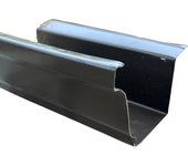 Canalón de lluvia mod k6 aluminio marrón oscuro 2 metros