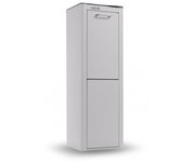 Don hierro - cubo de basura y reciclaje lacado, 2 cubos gran capacidad, cubek-
