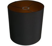 Mexlite - pantalla de lámpara - shade - negro - lino - ø 30cm - e27 - k1564ss