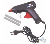 Pistola de pegamento caliente de 60w con 2 barras, pistola de pegamento eléctrica de calentamiento rápido para reparación
