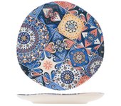 H&h new angie set 12 platos fruta, gres/gres, cm20