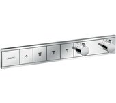 Hansgrohe rainselect pièce de garniture pour robinet thermostatique de douche pour 4 fonctions 59,8x90cm chrome