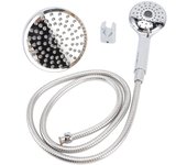 Juego de ducha de mano galvanizado, cabezal de ducha abs de alta presión g1/2 con manguera para baño