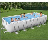 Piscina elevada rectangular power steel 19281 l