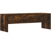 Mueble de tv madera de ingeniería roble ahumado 120x40x40 cm
