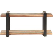 Mueble de tv de madera maciza reciclada 90x40x40 cm