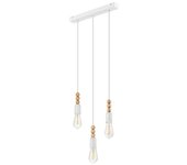 Lamkur simon plafón cluster suspendido blanco, 3x e27