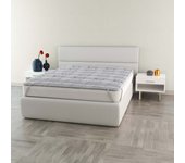 Topper tencel alcochado con tratamiento de tencel, matrimonial 160x195cm