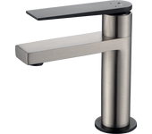 Allure mezclador bajo lavabo en acero inoxidable y negro