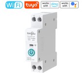 Interruptor wi-fi inteligente, control por voz y temporizador, compatible con alexa, google home, tuya y la app smart life (25 a)