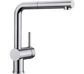 Blanco 517184 linus hd, rubinetteria da cucina, finitura metallizzata, argento