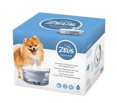 Bebedero fuente de agua fresca y transparente para perros con boquilla de cascada zeus fresh & clear, 1,5 l