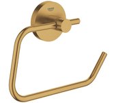 Grohe essentials dispensador de papel de pared metálico con fijaciones ocultas, cool sunrise cepillado (40689gn1)