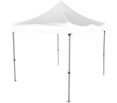 Cenador plegable telescópico de aluminio profesional con lona de pvc mt3x4,5 cora2