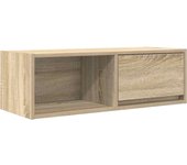 Mueble de tv | mueble de salón | mesa de tv de roble sonoma 80x31x25,5 cm madera de ingeniería cfw99543