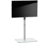 Soporte de tv estantería de aluminio televisión de cristal alani