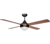 Ventilador de techo motor dc 122cm 2xe27 palas reversibles madera clara/oscura
