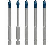Broca de cerámica dura bosch hex-9 expert para tejados ø 6 mm - 5 piezas - 2608900599